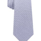Gravata de sarja de seda Michaler Kors Classic Geo Cube masculina, cinza, tamanho único