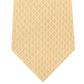 Gravata Michael Kors Masculina Classic Geo Cube de Seda e Sarja, Amarela, Tamanho Único