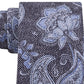 Gravata Michael Kors Fine Line Paisley Masculina Carvão Tamanho Regular