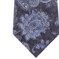 Gravata Michael Kors Fine Line Paisley Masculina Carvão Tamanho Regular