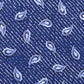 Gravata masculina clássica Michael Kors em sarja de seda com pinho tossido, tamanho azul-marinho, regular