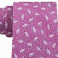 Gravata Michael Kors Masculina Classic Tossed Pine Silk Twill Rosa Escuro Tamanho Regular