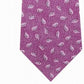Gravata Michael Kors Masculina Classic Tossed Pine Silk Twill Rosa Escuro Tamanho Regular