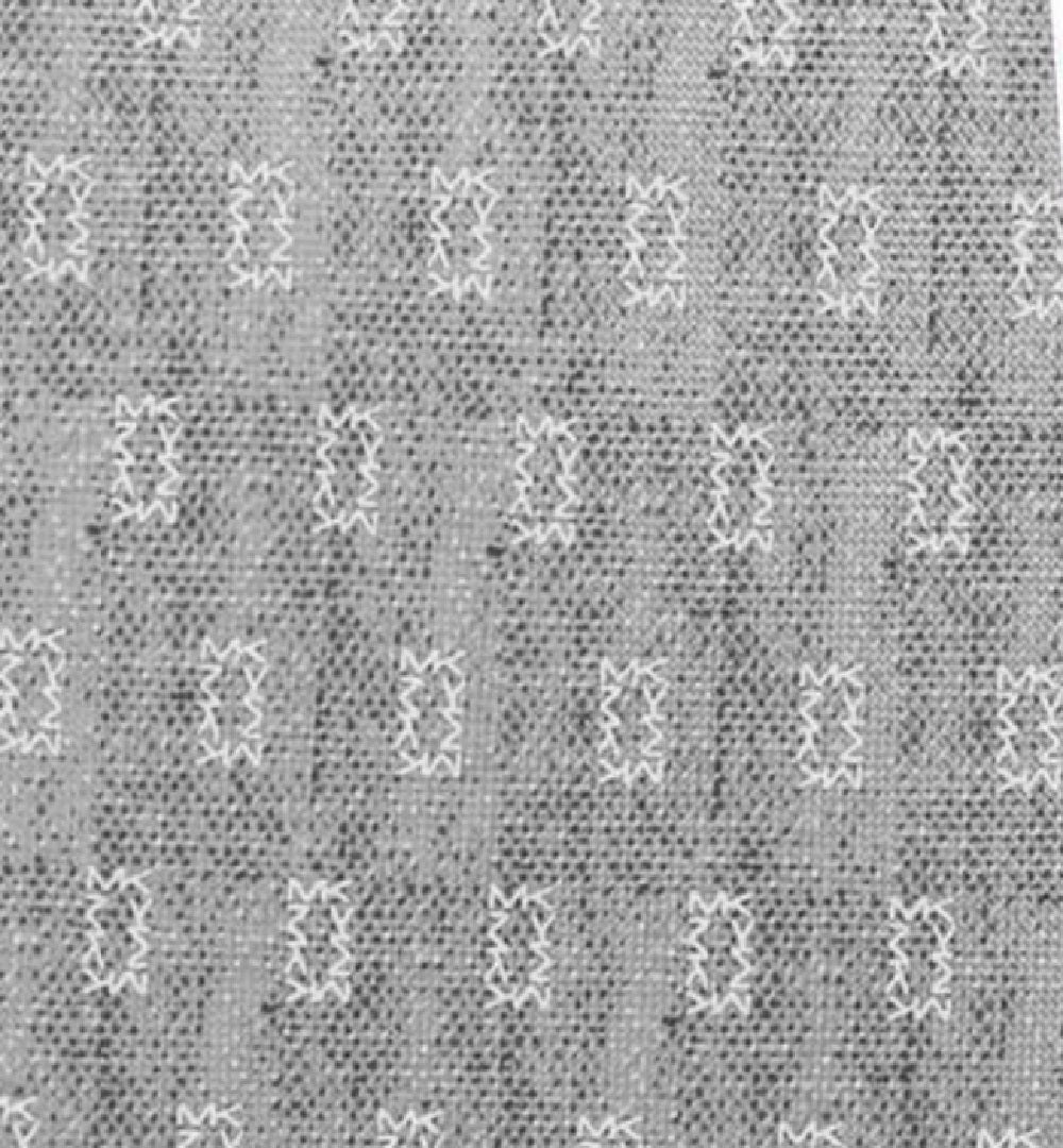Gravata masculina Michael Kors Micro Connected Logo estampada cinza tamanho único