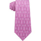 Gravata estampada com logotipo micro conectado Michael Kors masculina rosa tamanho único