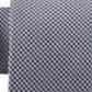 Gravata Michael Kors Sorento Silk Classic Prata 3 1/8" Cinza Escuro Tamanho Regular