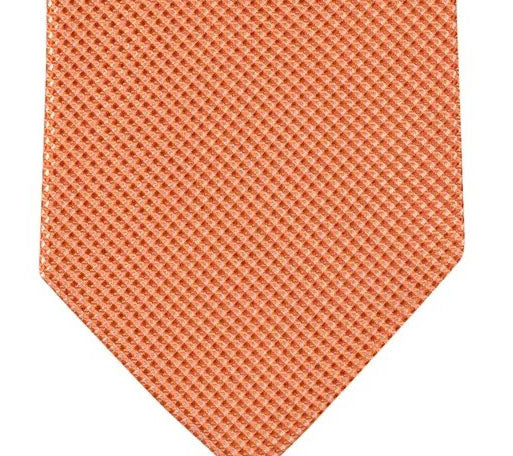 Gravata Michael Kors Sorento Solid Masculina Laranja Tamanho Regular