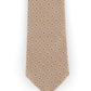 Gravata Masculina Michael Kors Light Geometrics Marrom Tamanho Regular