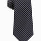 Gravata Masculina Michael Kors Black Diamond Check Cinza Tamanho Regular