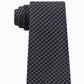 Gravata Masculina Michael Kors Black Diamond Check Cinza Tamanho Regular