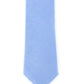 Gravata de seda com estampa paisley e textura de cetim masculina Michael Kors, azul, tamanho regular