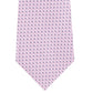 Gravata de seda geométrica Michael Kors masculina rosa com mini manchas rosa tamanho regular