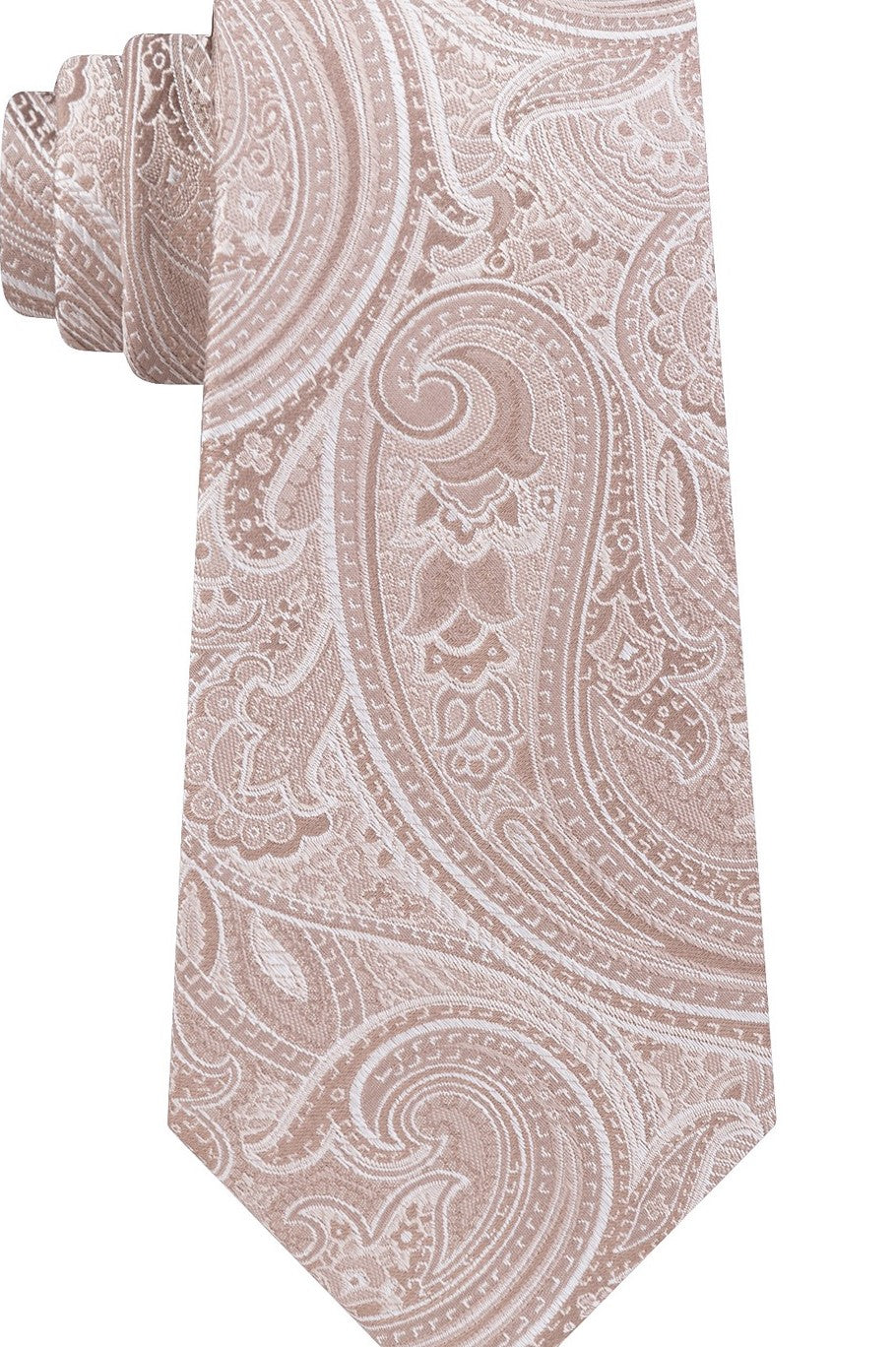 Gravata Paisley Masculina Michael Kors Bege Médio Tamanho Regular