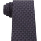 Gravata Michael Kors Masculina Basket Weave Preta Tamanho Regular