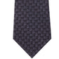 Gravata Michael Kors Masculina Basket Weave Preta Tamanho Regular