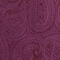 Gravata de seda paisley com textura rica masculina Michael Kors, rosa, tamanho único