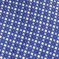 Gravata de seda xadrez azul-escuro Michael Kors masculina, tamanho regular
