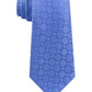 Gravata profissional masculina Michael Kors de seda azul, tamanho regular, azul marinho