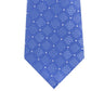 Gravata profissional masculina Michael Kors de seda azul, tamanho regular, azul marinho