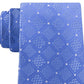 Gravata profissional masculina Michael Kors de seda azul, tamanho regular, azul marinho