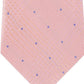 Gravata Michael Kors Masculina Classic Glen Check Dot Rosa Tamanho Regular