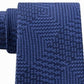 Gravata Michael Kors Masculina Texturizada Geométrica Patchwork Azul Tamanho Regular