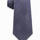 Gravata Michael Kors Masculina Texturizada Geométrica Patchwork Cinza Tamanho Regular