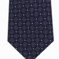 Gravata Michael Kors Luxuriant Neat Masculina Azul Tamanho Regular