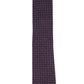 Gravata de seda luxuosa masculina Michael Kors Bordeaux vermelha tamanho regular