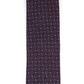 Gravata de seda luxuosa masculina Michael Kors Bordeaux vermelha tamanho regular