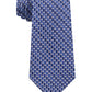 Gravata Michael Kors Masculina com Círculos Espelhados Azul Tamanho Único