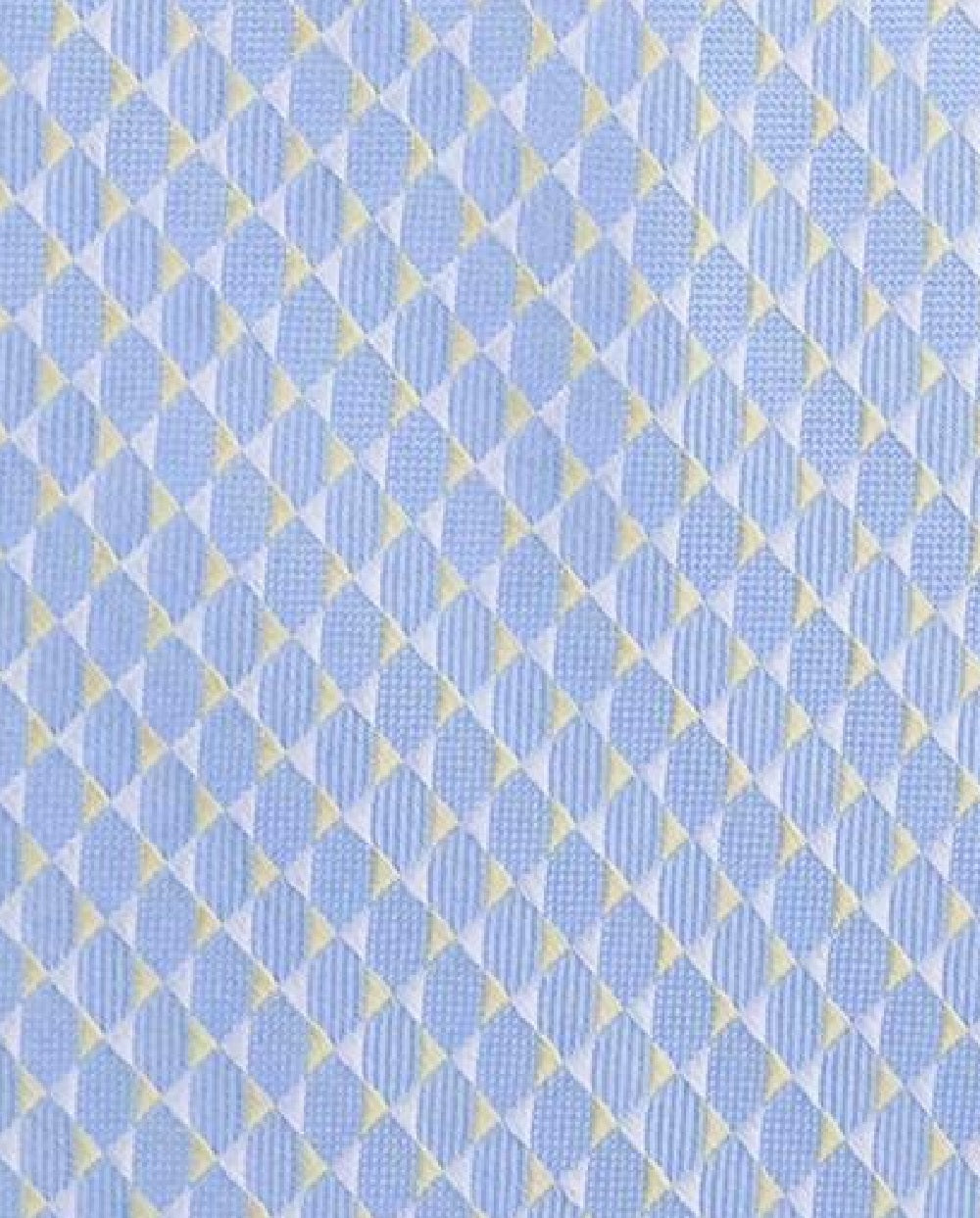 Gravata Michael Kors Masculina com Círculos Espelhados Azul Claro Tamanho Único