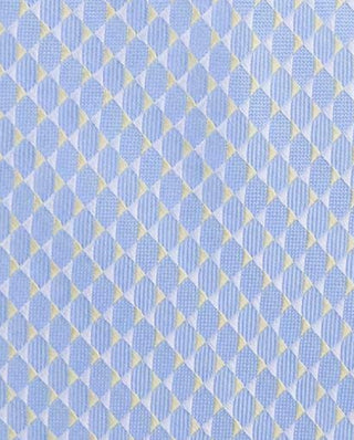 Gravata Michael Kors Masculina com Círculos Espelhados Azul Claro Tamanho Único
