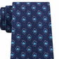 Gravata quadrada assimétrica masculina Michael Kors azul tamanho regular