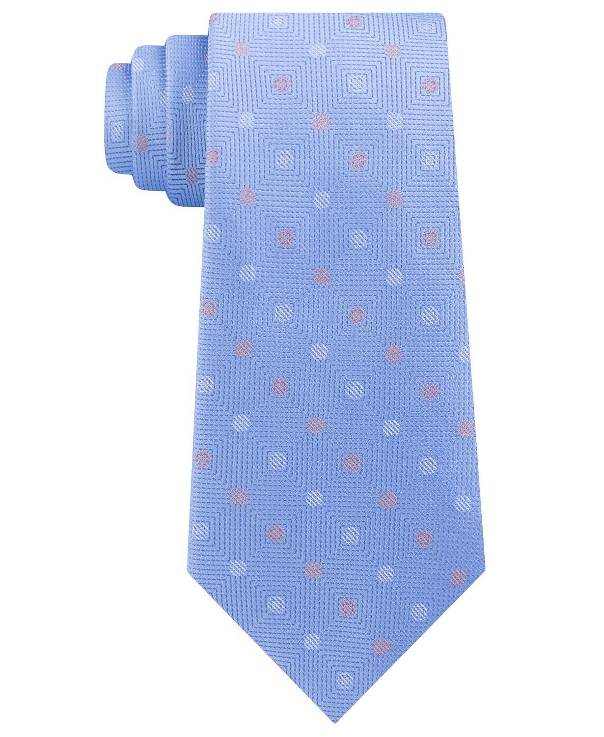 michael-kors-mens-light-blue-polka-dot-100-silk-neck-tie-blue-size-regular-1