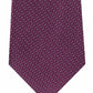 Gravata de cetim listrada clássica Michael Kors masculina, rosa, roxa, tamanho regular