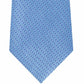 Gravata de cetim listrada clássica Michael Kors masculina, azul bebê, tamanho único