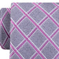 Gravata assimétrica Michael Kors masculina rosa tamanho regular