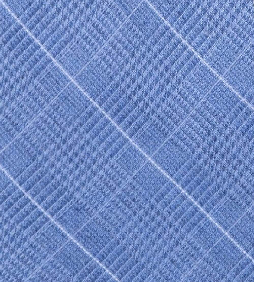 Gravata xadrez clássica Elijah masculina Michael Kors azul tamanho único