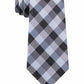 Gravata xadrez xadrez clássica masculina Michael Kors, azul marinho, tamanho regular