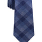 Gravata xadrez xadrez clássica Michael Kors masculina, azul, tamanho regular