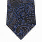 Gravata de seda masculina Michael Kors Balanced Classic Paisley, verde, tamanho regular