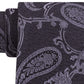 Gravata Michael Kors Masculina Pristine Classic Paisley Preta Tamanho Regular
