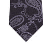 Gravata Michael Kors Masculina Pristine Classic Paisley Preta Tamanho Regular