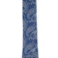 Michael Kors Masculino Azul Marinho Imaculado Seda Paisley Azul Marinho Tamanho Regular