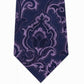 Gravata masculina Michael Kors Intricate Outline Paisley roxa tamanho regular