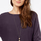 Suéter feminino INC International Concepts, roxo, tamanho médio