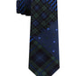 Gravata grande xadrez multi-estrelas masculina Tommy Hilfiger verde tamanho regular