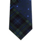 Gravata grande xadrez multi-estrelas masculina Tommy Hilfiger verde tamanho regular