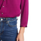 1.STATE Blusa feminina com decote em V, roxa